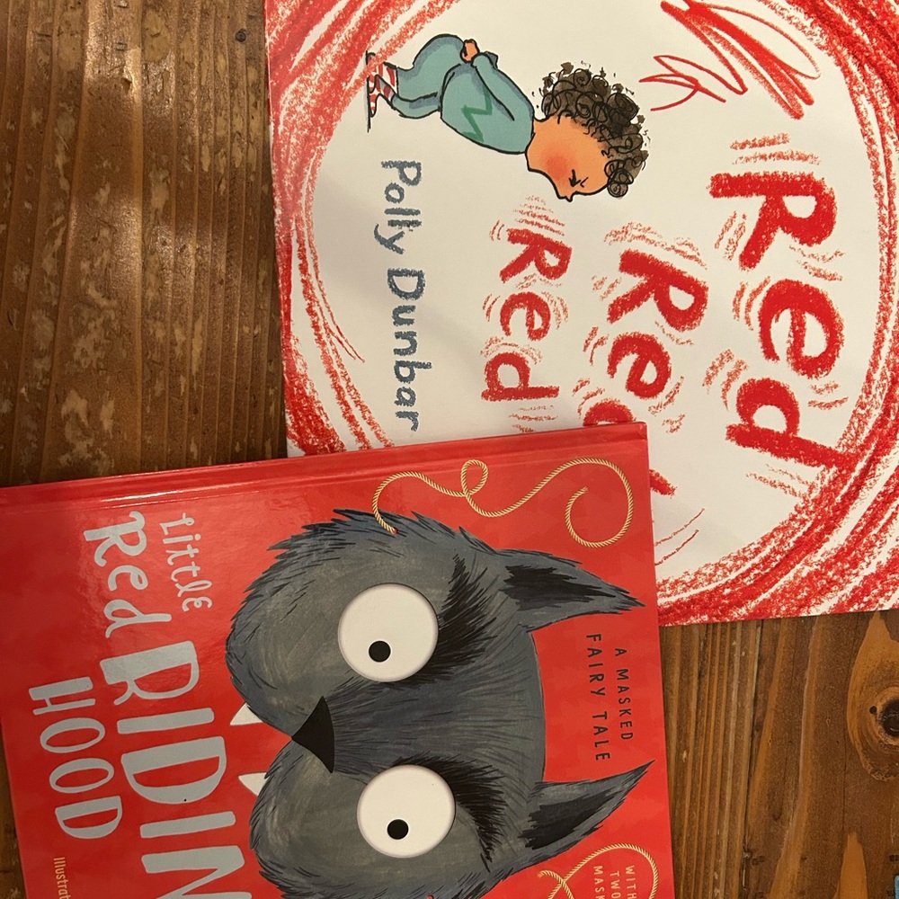 Usborne books little red riding hood and red, red, red